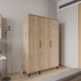 HANAH HOME Garderober Aden 120 Oak - slika 1