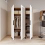 HANAH HOME Garderober Aden 120 Oak White - slika 3