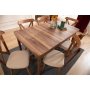 HANAH HOME Set Trpezarijski sto i 6 stolica Cenova Brown - slika 3