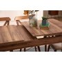 HANAH HOME Set Trpezarijski sto i 6 stolica Cenova Brown - slika 4