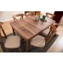 HANAH HOME Set Trpezarijski sto i 4 stolice Cenova Brown - slika 3