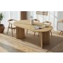 HANAH HOME Trpezarijski sto Sablin Cadiz Oak - slika 1
