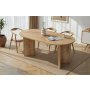 HANAH HOME Trpezarijski sto Sablin Sapphire Oak - slika 1