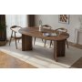 HANAH HOME Trpezarijski sto Sablin Venezia Walnut - slika 1