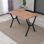 HANAH HOME Trpezarijski sto Elma 110 Walnut - slika 2