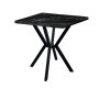 HANAH HOME Trpezarijski sto Elma 70 Black - slika 2