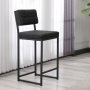 HANAH HOME Barska stolica Retro Anthracite - slika 1