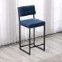 HANAH HOME Barska stolica Retro Navy Blue - slika 3