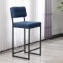 HANAH HOME Barska stolica Retro Navy Blue - slika 1