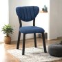 HANAH HOME Trpezarijska stolica Elma Navy Blue - slika 1