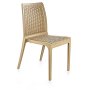 HANAH HOME Baštenska stolica Rattan Desert Beige - slika 2