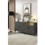 HANAH HOME Konzola Gama 150 Anthracite Gold - slika 2