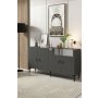HANAH HOME Konzola Gama 150 Anthracite Silver - slika 2