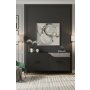 HANAH HOME Konzola Gama 150 Anthracite Silver - slika 1