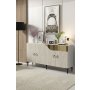 HANAH HOME Konzola Gama 150 White Travertine Gold - slika 2