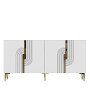 HANAH HOME Konzola Meyra 150 White Gold - slika 3