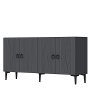 HANAH HOME Konzola Rain 150 Anthracite - slika 5