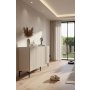 HANAH HOME Konzola Zeynep 150 White Travertine - slika 4