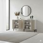 HANAH HOME Konzola Corsa 150 White Travertine - slika 2