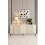 HANAH HOME Konzola Corsa 150 White Travertine - slika 3