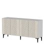 HANAH HOME Konzola Resso 150 White Travertine - slika 5