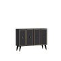 HANAH HOME Konzola 8173KM 32 Anthracite Black Gold - slika 4