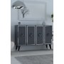 HANAH HOME Konzola 8175KM 32 Anthracite Black Silver - slika 1