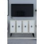 HANAH HOME Konzola 8175KM 32 White Black Gold - slika 2