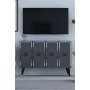 HANAH HOME Konzola 8176KM 32 Anthracite Black Silver - slika 2