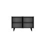 HANAH HOME Konzola 8176KM 32 Anthracite Black Silver - slika 4
