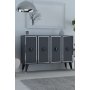 HANAH HOME Konzola 8176KM 32 Anthracite Black Silver - slika 1