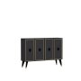 HANAH HOME Konzola 8178KM 32 Anthracite Black Gold - slika 3