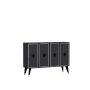 HANAH HOME Konzola 8178KM 32 Anthracite Black Silver - slika 3
