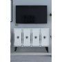 HANAH HOME Konzola 8178KM 32 White Black Silver - slika 2