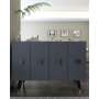 HANAH HOME Konzola 8163KM 32 Anthracite Silver - slika 2