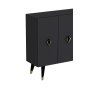 HANAH HOME Konzola 8164KM 32 Anthracite Black Gold - slika 5