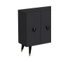 HANAH HOME Konzola 8165KM 32 Anthracite Black Gold - slika 5
