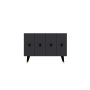 HANAH HOME Konzola 8166KM 32 Anthracite Black Gold - slika 4