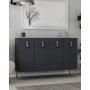 HANAH HOME Konzola 8181KM 64 Anthracite Silver - slika 1