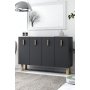 HANAH HOME Konzola 8182KM 64 Anthracite Sapphire Oak - slika 1