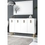HANAH HOME Konzola 8182KM 64 White Sapphire Oak - slika 1