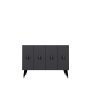 HANAH HOME Konzola 8183KM 32 Anthracite Black Silver - slika 3