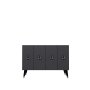 HANAH HOME Konzola 8184KM 32 Anthracite Black Silver - slika 3