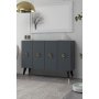 HANAH HOME Konzola 8185KM 32 Anthracite Gold - slika 1