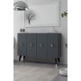 HANAH HOME Konzola 8185KM 32 Anthracite Silver - slika 1