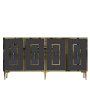 HANAH HOME Konzola Puma 150 Anthracite Gold - slika 4