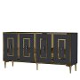 HANAH HOME Konzola Puma 150 Anthracite Gold - slika 5