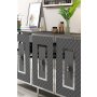 HANAH HOME Konzola Puma 150 Anthracite Silver - slika 3