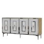 HANAH HOME Konzola Puma 150 Sapphire Oak White Silver - slika 5