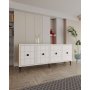HANAH HOME Konzola Yuka 150 Sapphire Oak White - slika 2